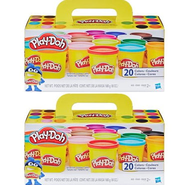 Play-Doh Super Color 20-Pack of 3-Ounce Cans Kids Toys Arts and Crafts for Kids