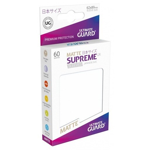 Ultimate Guard: [Supreme UX] White (Japanese Sleeves)