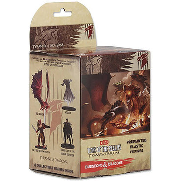 WizKids Dungeons and Dragons Icons of the Realms Tyranny of Dragons Brass Dragon Premium Figure Set