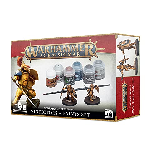 Games Workshop - Warhammer Age of Sigmar - Stormcast Eternals Vindicators + Paint Set