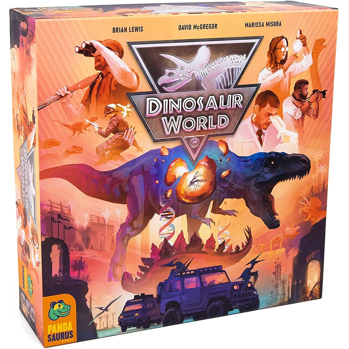 Dinosaur World - Pandasaurus Games Strategy Board Game Ages 14+ 2-4 Players 60-120 Min