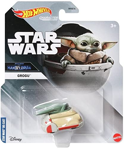 Hot Wheels Character Cars Grogu Diecast Car