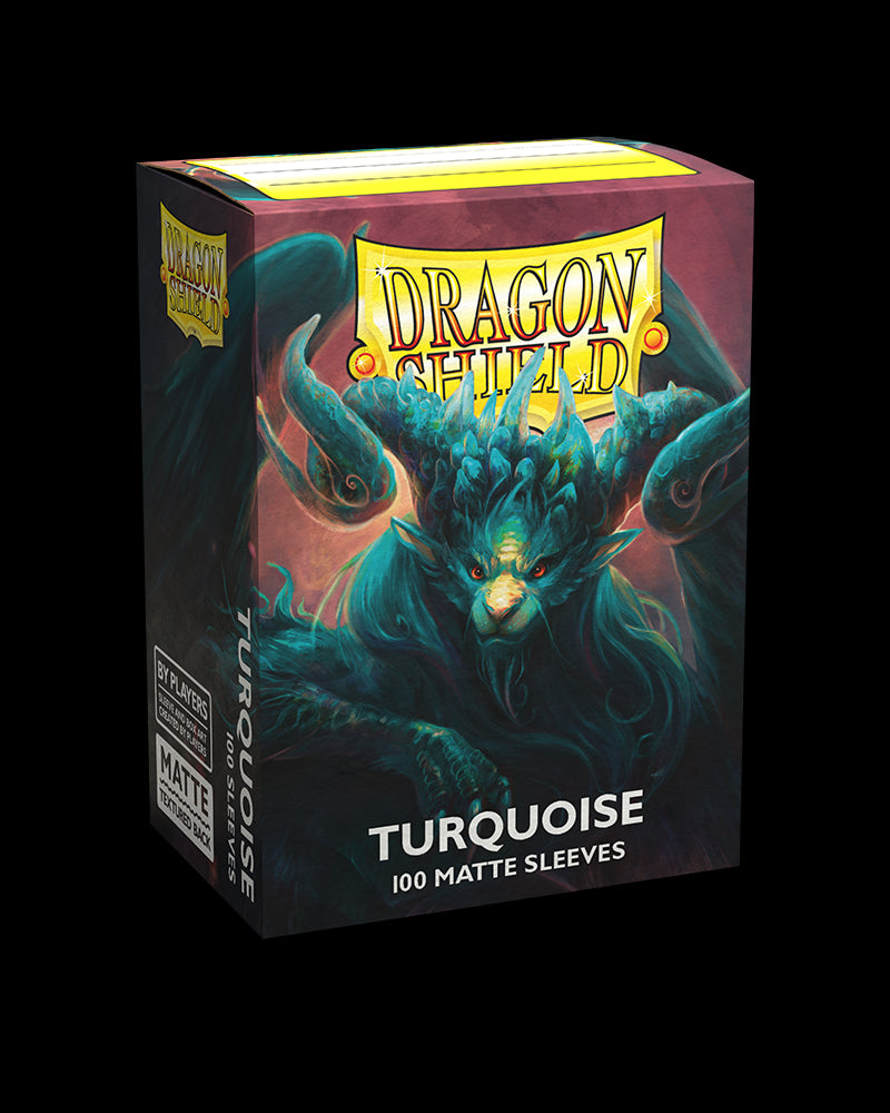 Dragon Shield: Standard 100ct Sleeves - Turquoise (Matte)