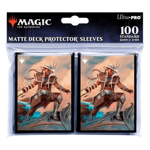 Magic the Gathering: [Matte] Outlaw Junction Deck Sleeves (Key Art 5)