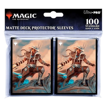 Magic the Gathering: [Matte] Outlaw Junction Deck Sleeves (Key Art 5)