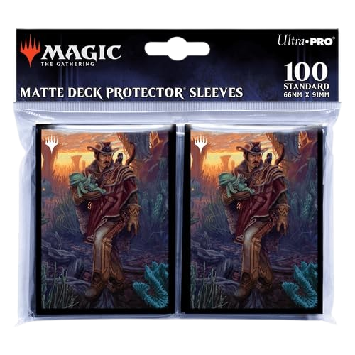 Magic the Gathering: [Matte] Outlaw Junction Deck Sleeves (Series B)