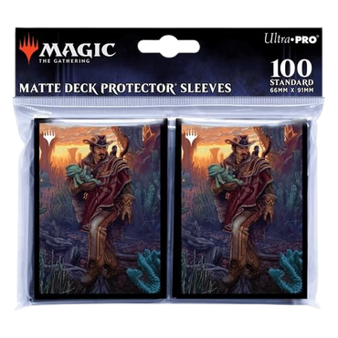 Magic the Gathering: [Matte] Outlaw Junction Deck Sleeves (Series B)