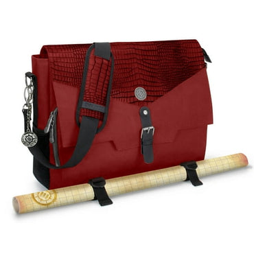 ENHANCE Tabletop Collector S Edition RPG Player S Essentials Bag - DnD Messenger Bag (Dragon Red)