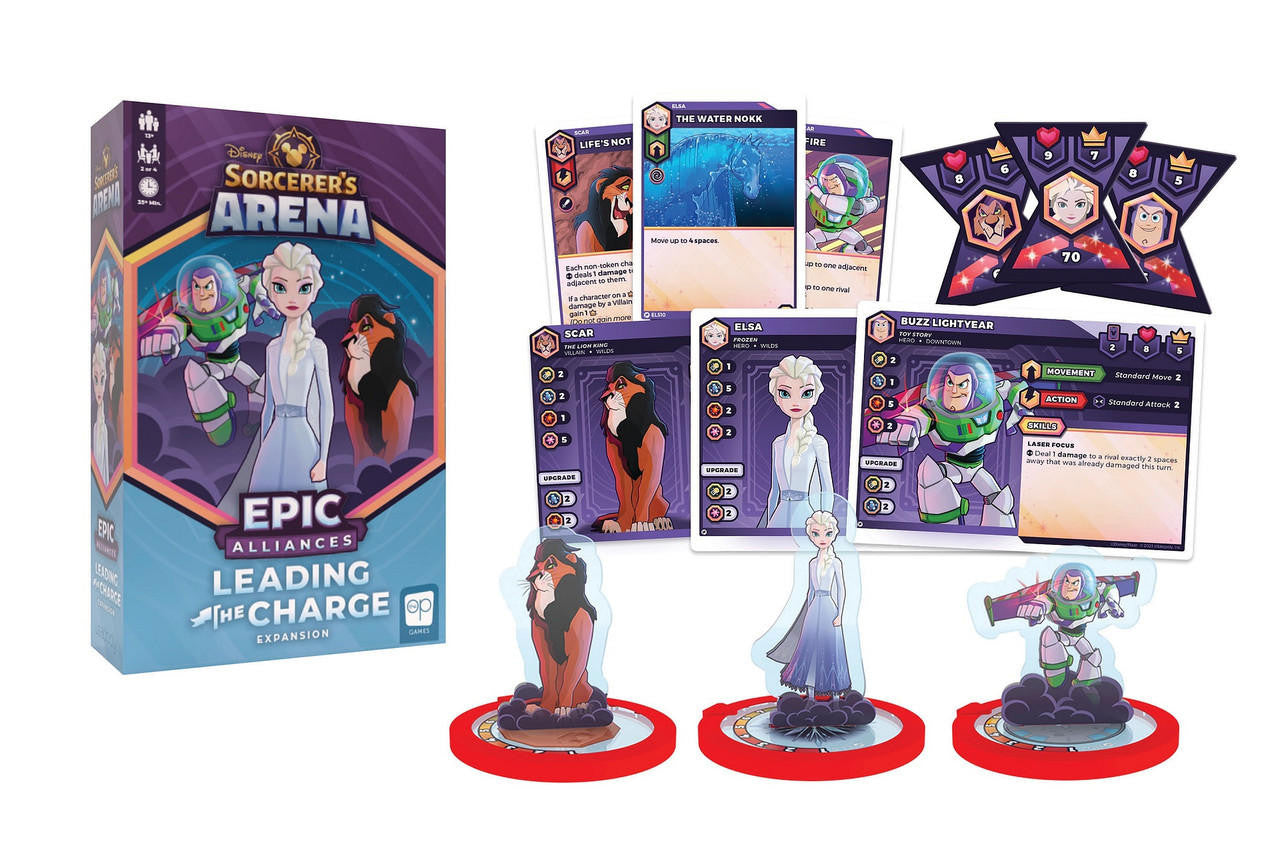 Disney Sorcerer's Arena: Epic Alliances Leading the Charge Expansion Card Game - English