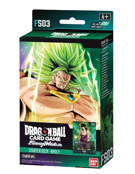 Dragon Ball Super Trading Card Game Fusion World Broly Starter Deck FS03