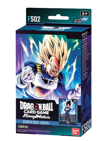 Dragon Ball Super Trading Card Game Fusion World Vegeta Starter Deck FS02