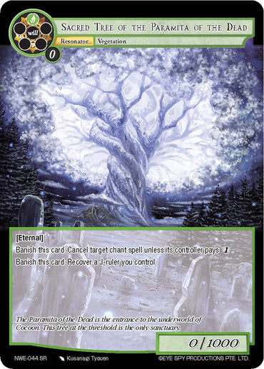 Sacred Tree of the Paramita of the Dead (NWE-044 SR) [A New World Emerges]