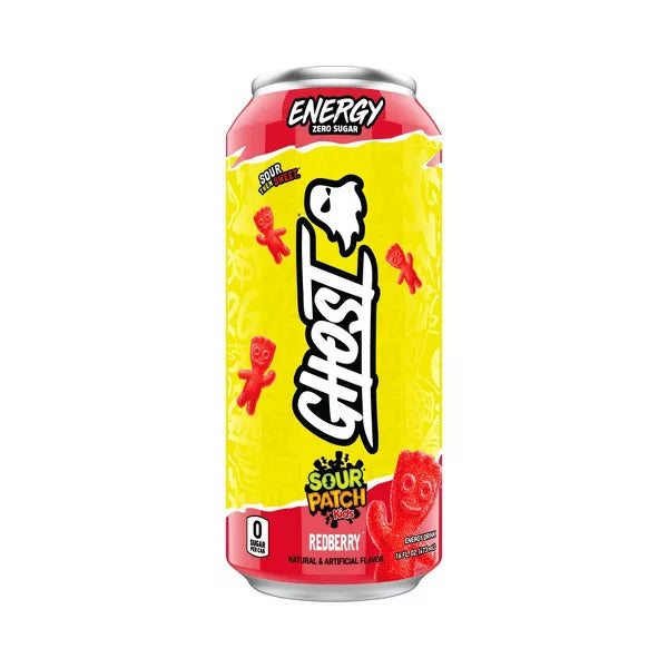 Ghost Energy Sour Patch Kids Redberry