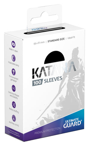 Ultimate Guard: [Katana] Black (Standard Sleeves)