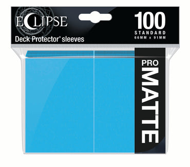 Ultra PRO: Standard 100ct Sleeves - Eclipse Matte (Sky Blue)