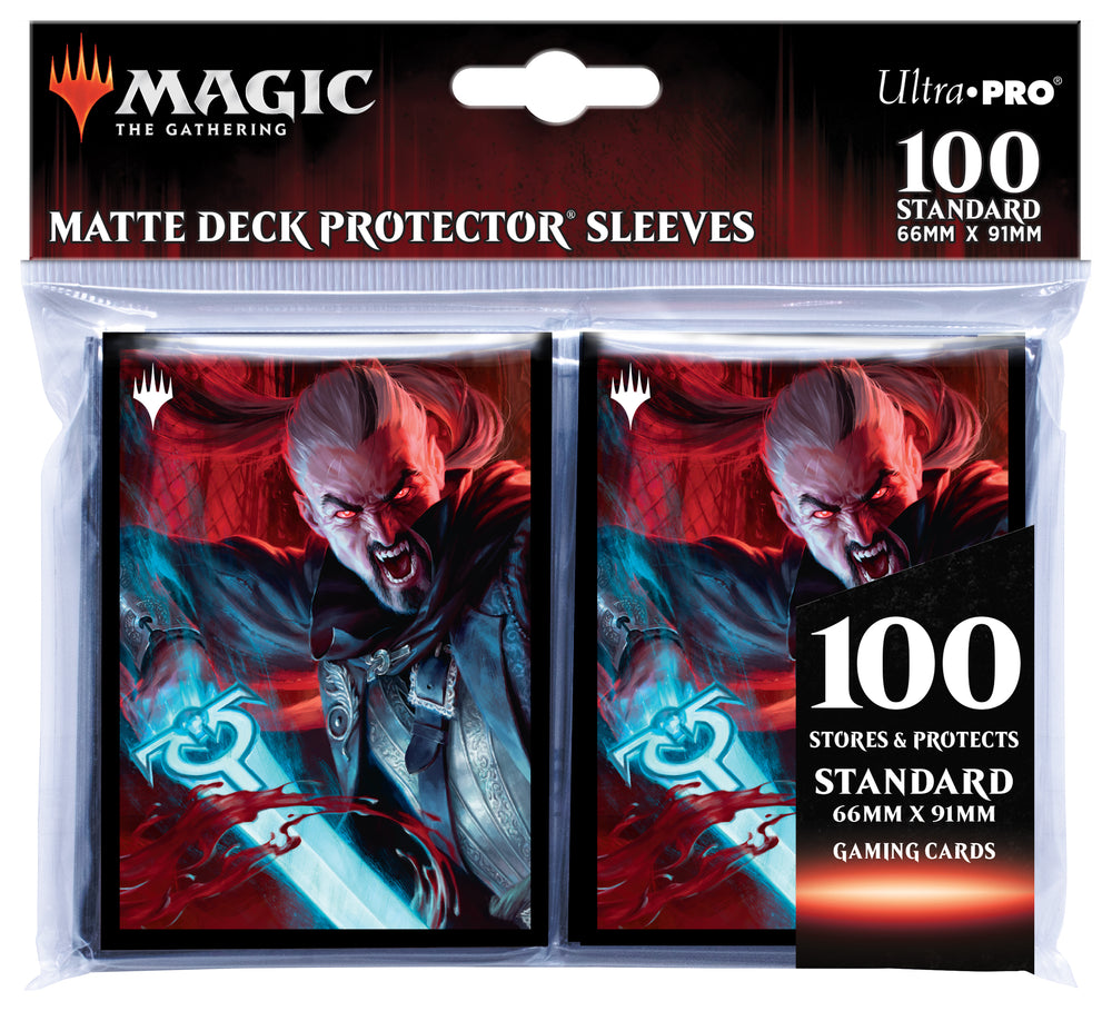 Ultra PRO: Standard 100ct Sleeves - Innistrad Crimson Vow (Odric, Blood-Cursed)