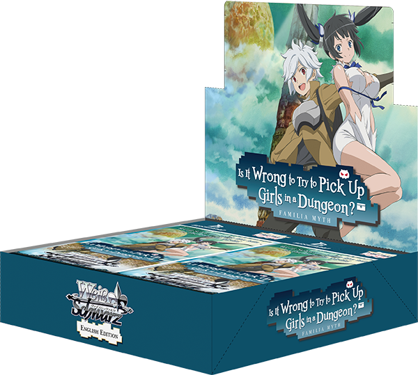 Weiss Schwarz Trading Card Game - Is It Wrong to Try to Pick Up Girls in a Dungeon? Booster Box (16 Packs)