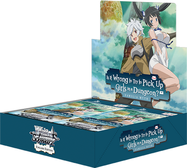 Weiss Schwarz Trading Card Game - Is It Wrong to Try to Pick Up Girls in a Dungeon? Booster Box (16 Packs)