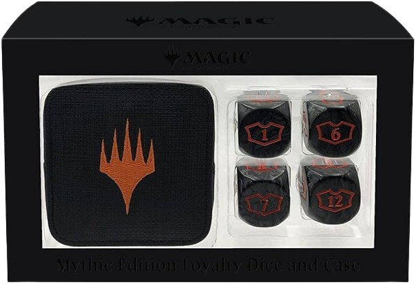 Ultra Pro Mythic Edition Loyalty Dice and Case for Magic: The Gathering