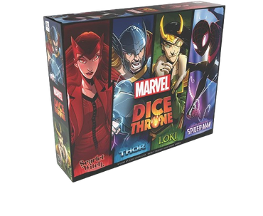 Marvel Dice Throne: 4-Hero Box: Scarlet Witch, Thor, Loki & Spider-Man