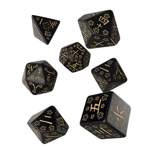 JAPANESE DICE SET DEEP NIGHT FIREFLY