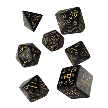 JAPANESE DICE SET DEEP NIGHT FIREFLY