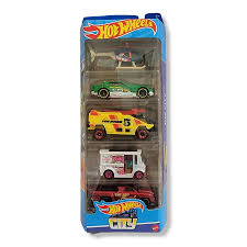 Hot Wheels Diecast Cars - 5pk HW CITY